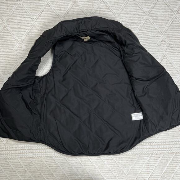 Woolrich Black Quilted Puffer Duck Down Filled Vest Jacket Womens Size Medium - Picture 6 of 10